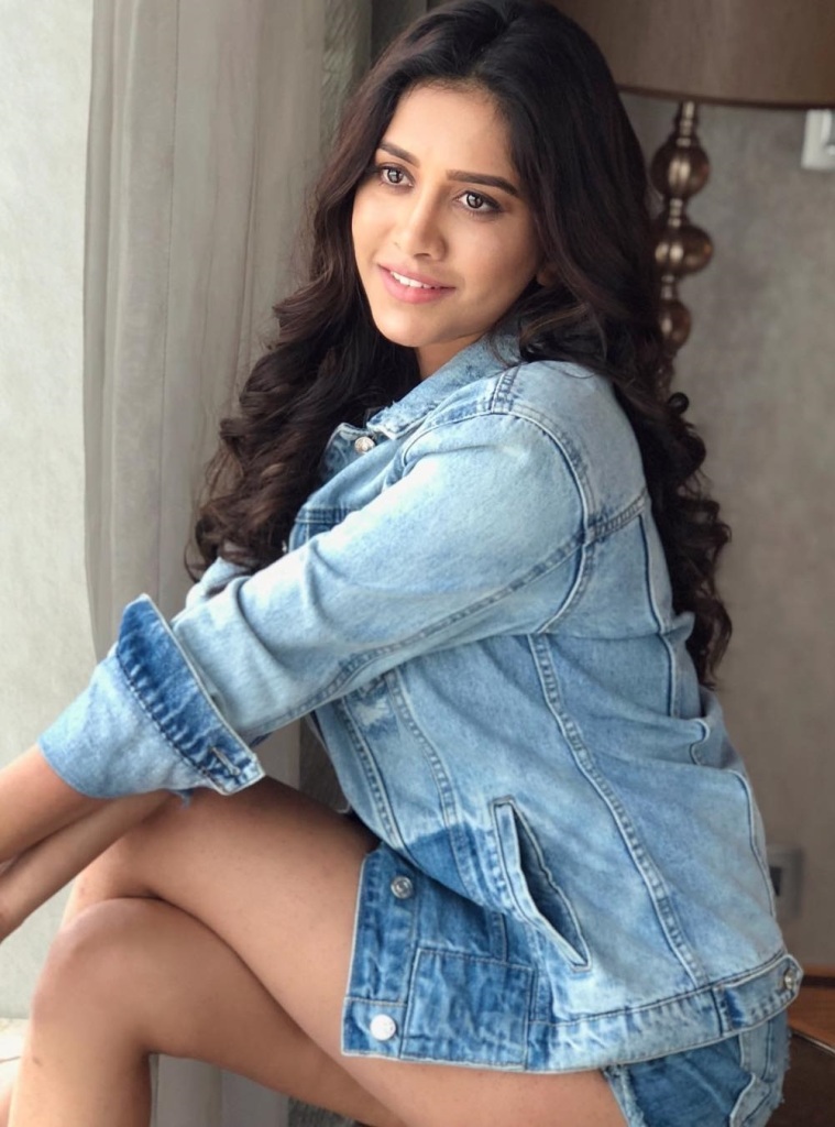 Nabha Natesh Hot Navel Photos